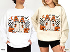 Personalized Hubby Wifey Halloween Couple Sweatshirt