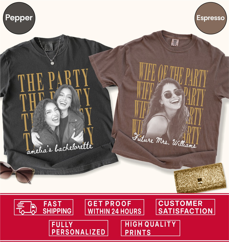 Custom Wife of the Party Bootleg Style Shirt