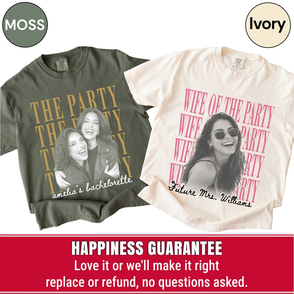 Custom Wife of the Party Bootleg Style Shirt