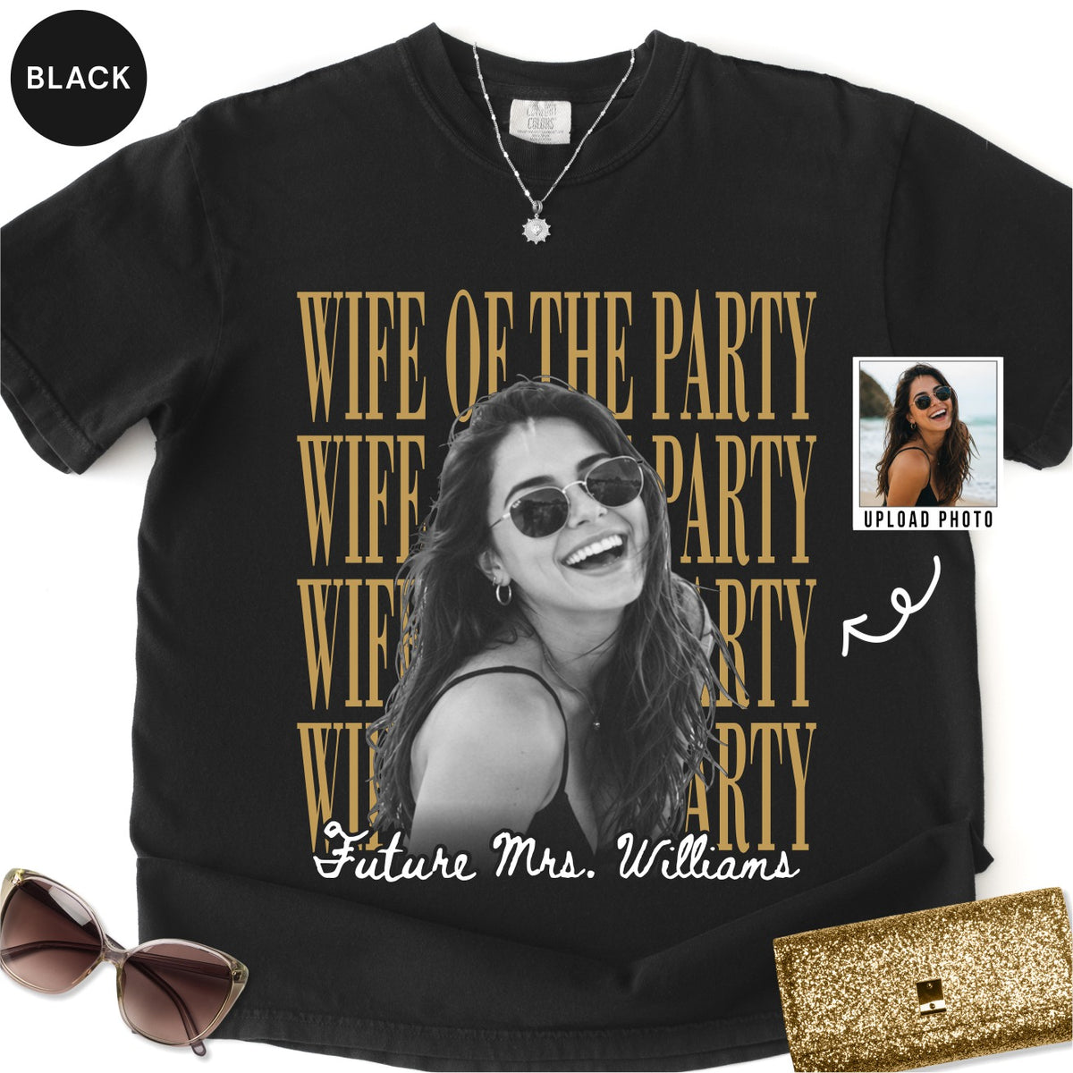 Custom Wife of the Party Bootleg Style Shirt