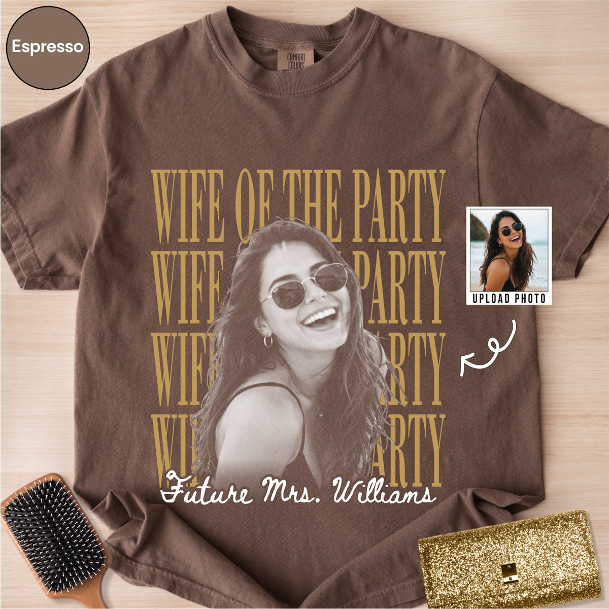 Custom Wife of the Party Bootleg Style Shirt