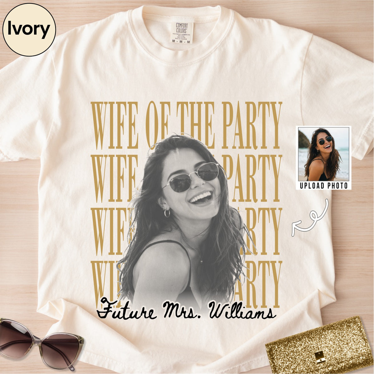 Custom Wife of the Party Bootleg Style Shirt