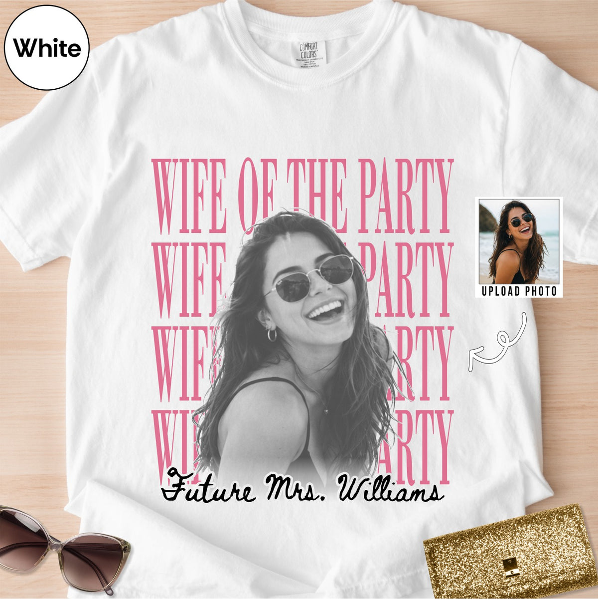Custom Wife of the Party Bootleg Style Shirt