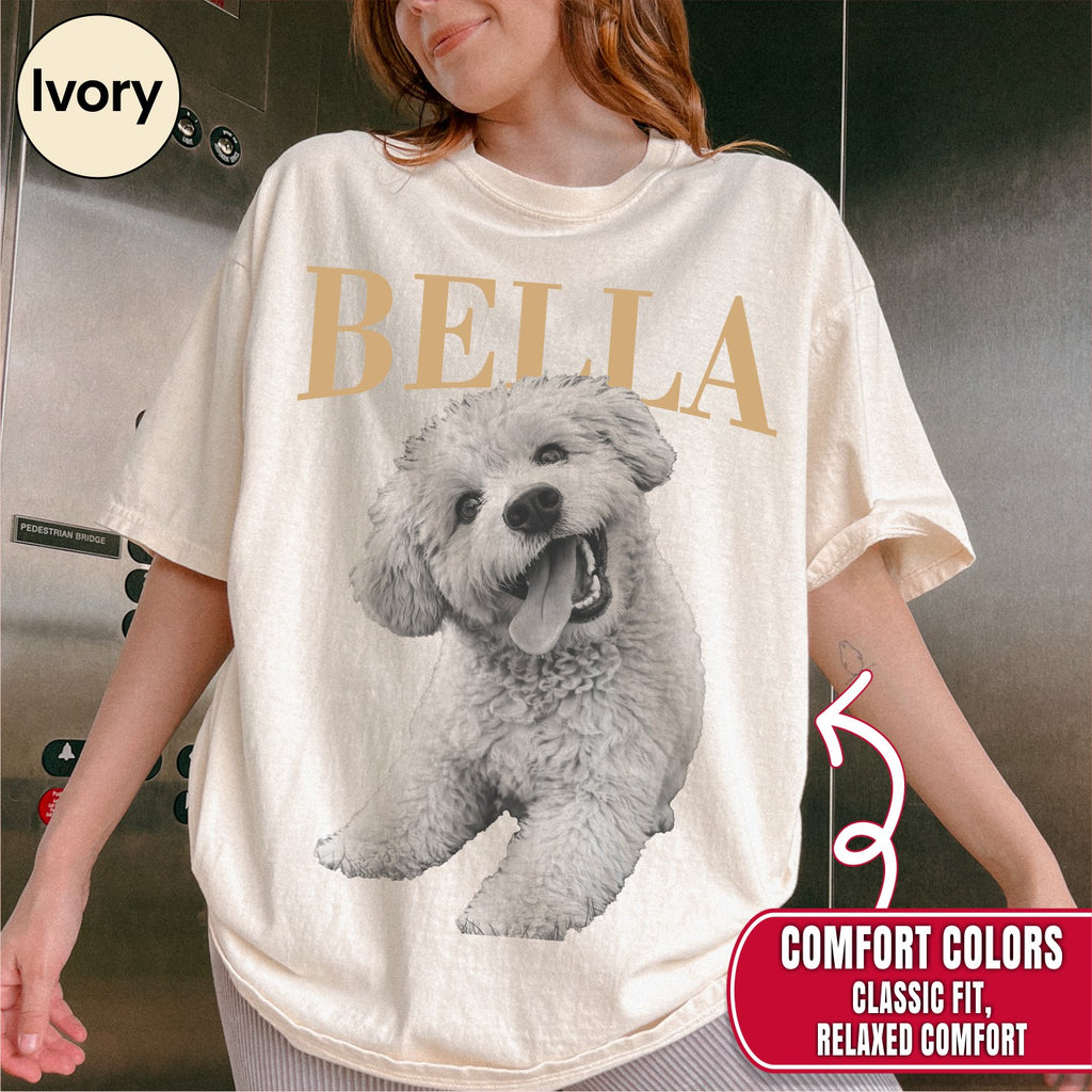 Custom Pet Photo And Name Shirt