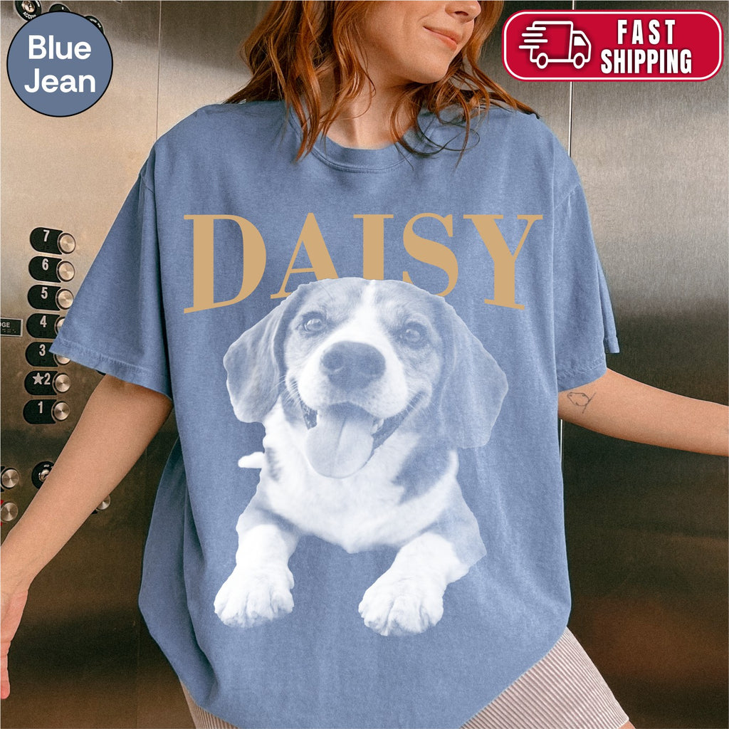 Custom Pet Photo And Name Shirt