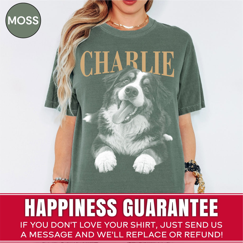 Custom Pet Photo And Name Shirt