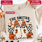 Personalized Halloween Couple Sweatshirt