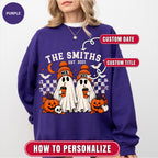 Personalized Halloween Couple Sweatshirt