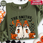 Personalized Halloween Couple Sweatshirt
