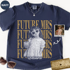 Custom Future Mrs Bride Childhood Photo Shirt