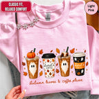 Personalized Fall Coffee Sweatshirt