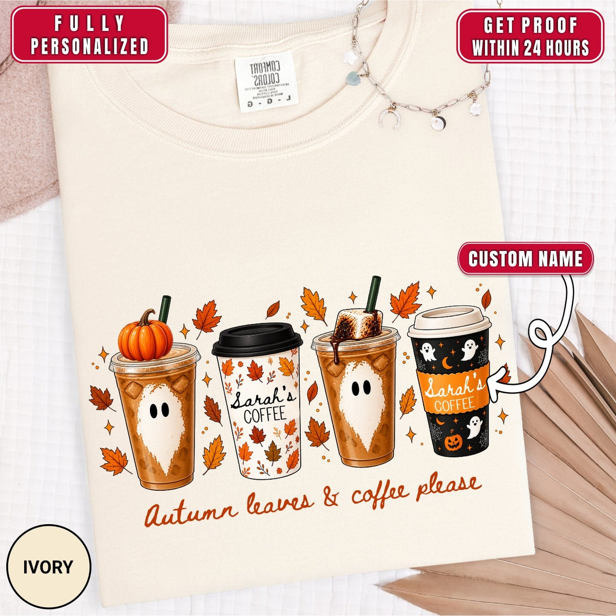 Personalized Fall Coffee Shirt