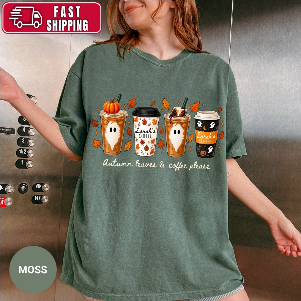 Personalized Fall Coffee Shirt