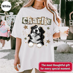 Custom Dog Scrapbook Retro Y2K Indie Style Shirt
