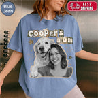 Custom Dog Scrapbook Retro Y2K Indie Style Shirt