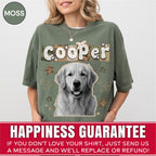Custom Dog Scrapbook Retro Y2K Indie Style Shirt