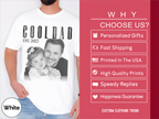 Custom Photo Cool Dad Est Year Shirt