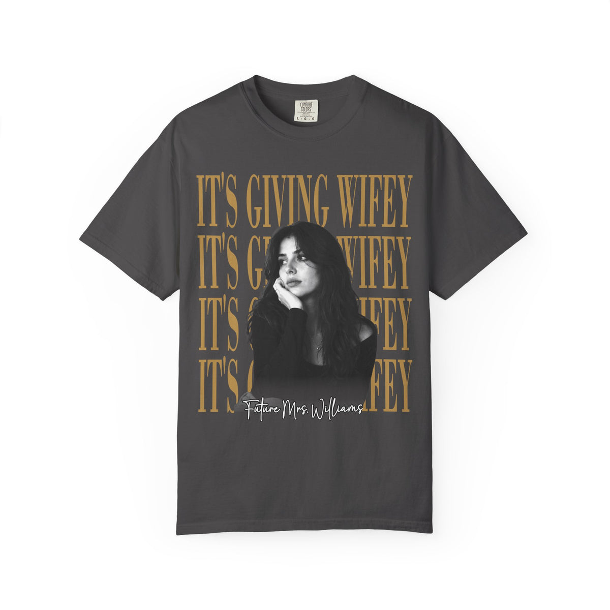 Custom It's Giving Wifey Bride Shirt