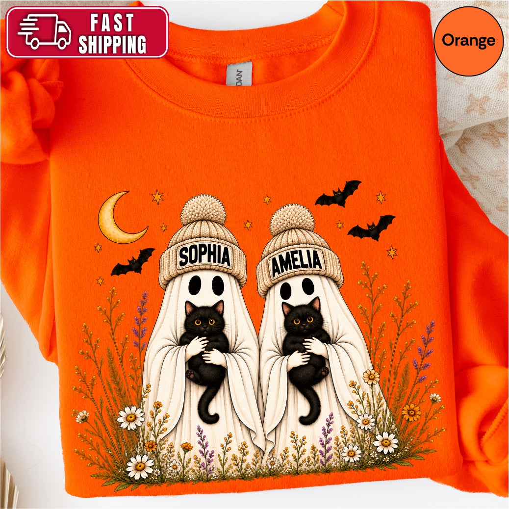 Personalized Ghost Besties Sweatshirt