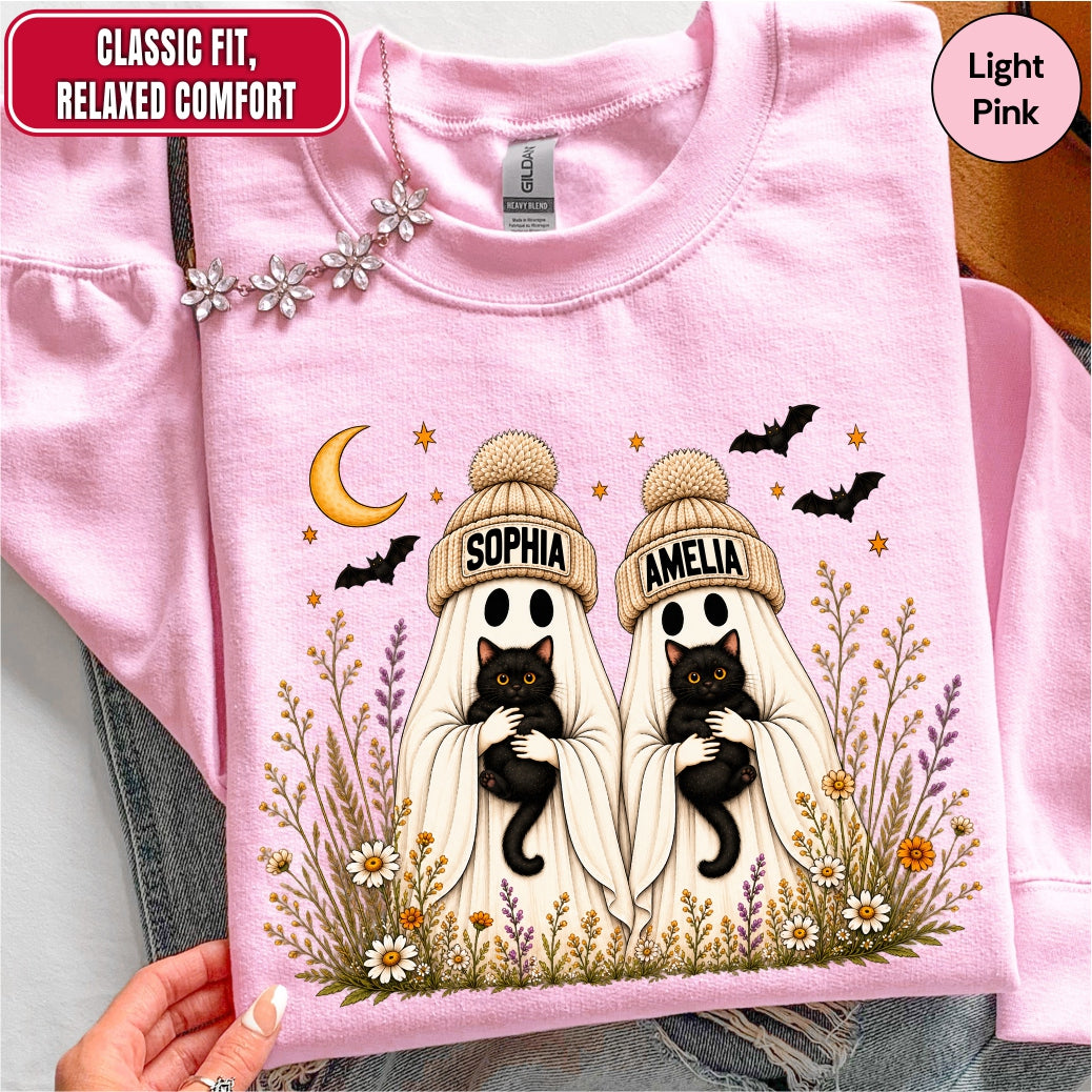 Personalized Ghost Besties Sweatshirt