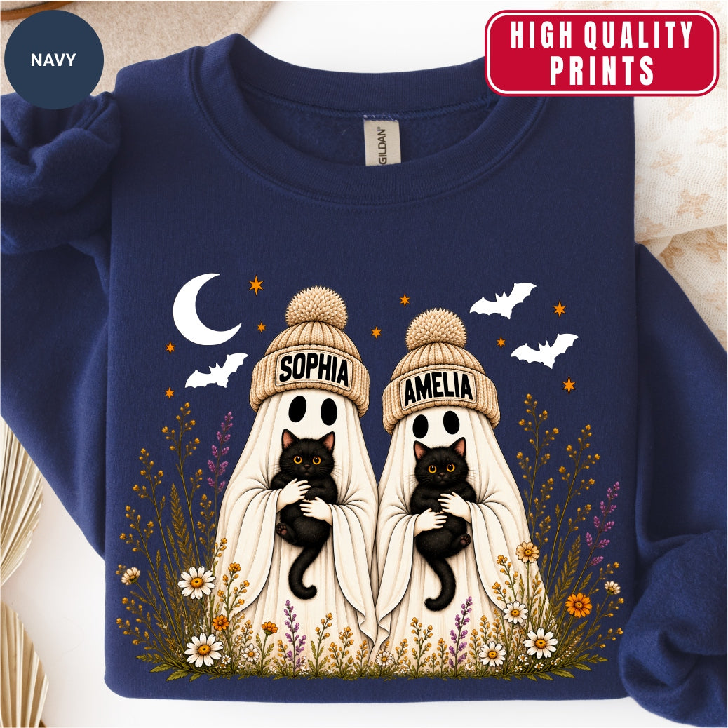 Personalized Ghost Besties Sweatshirt