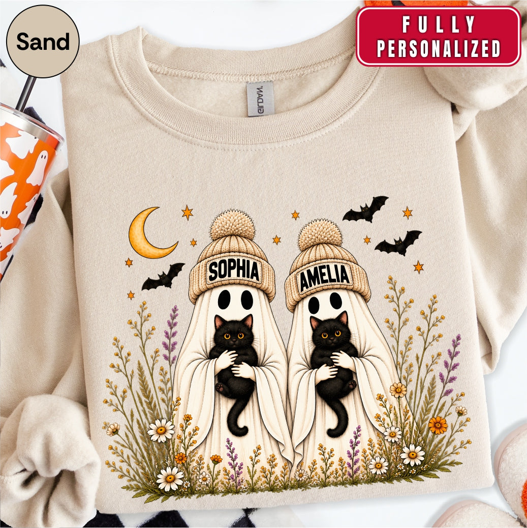 Personalized Ghost Besties Sweatshirt