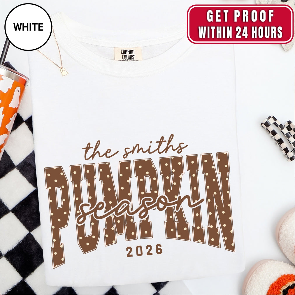 Personalized Pumpkin Season Shirt