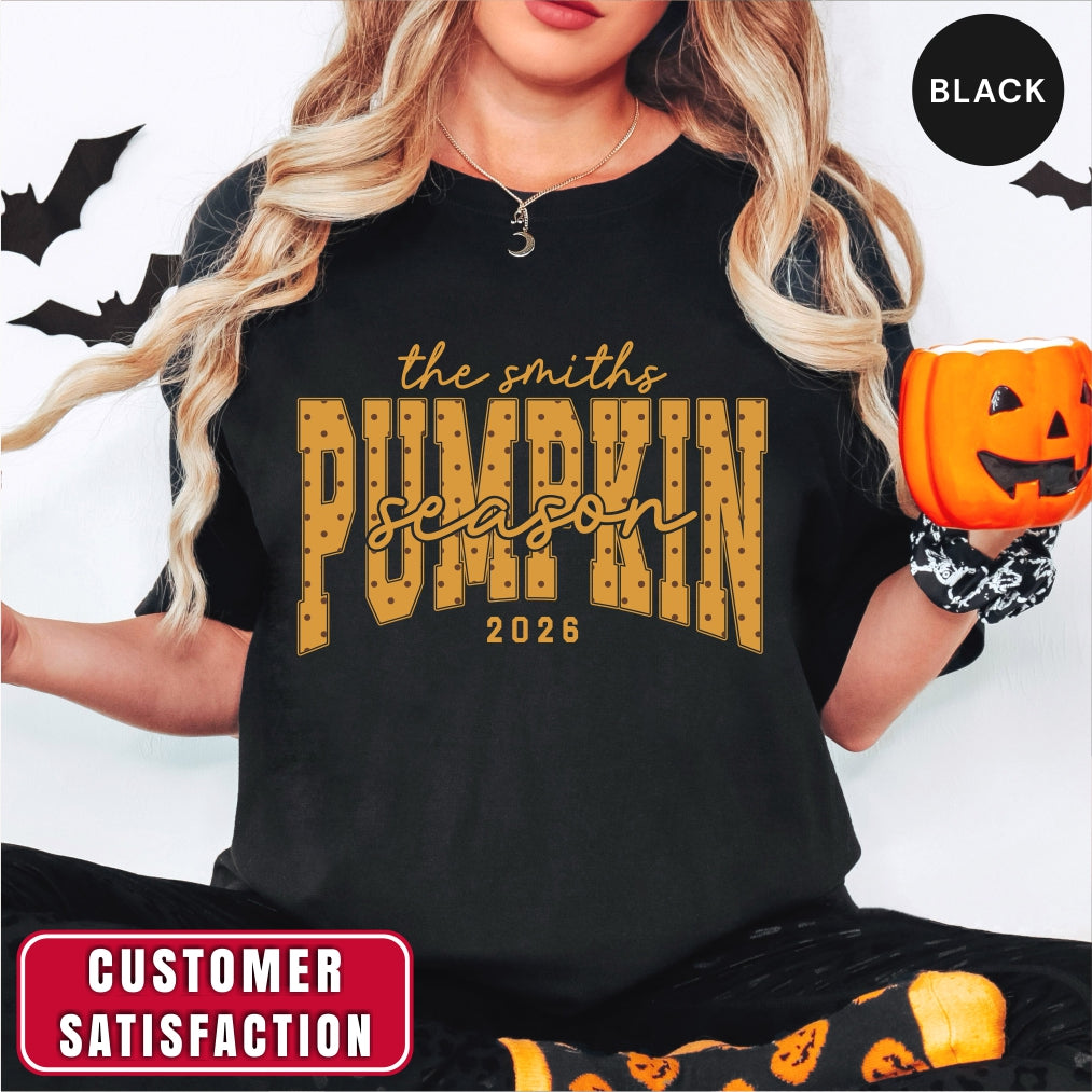 Personalized Pumpkin Season Shirt