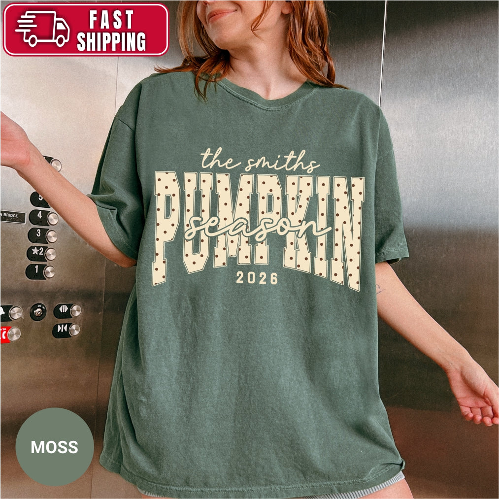 Personalized Pumpkin Season Shirt
