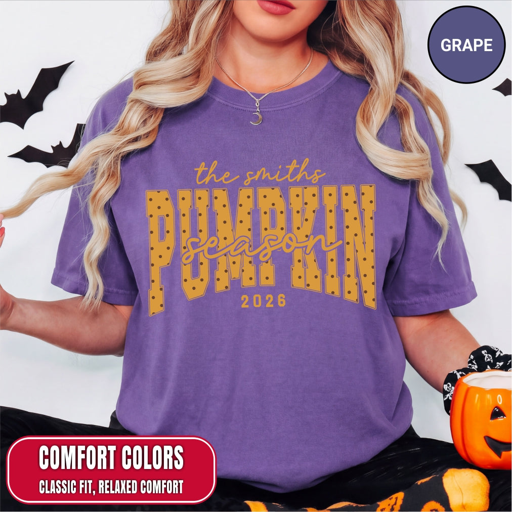 Personalized Pumpkin Season Shirt