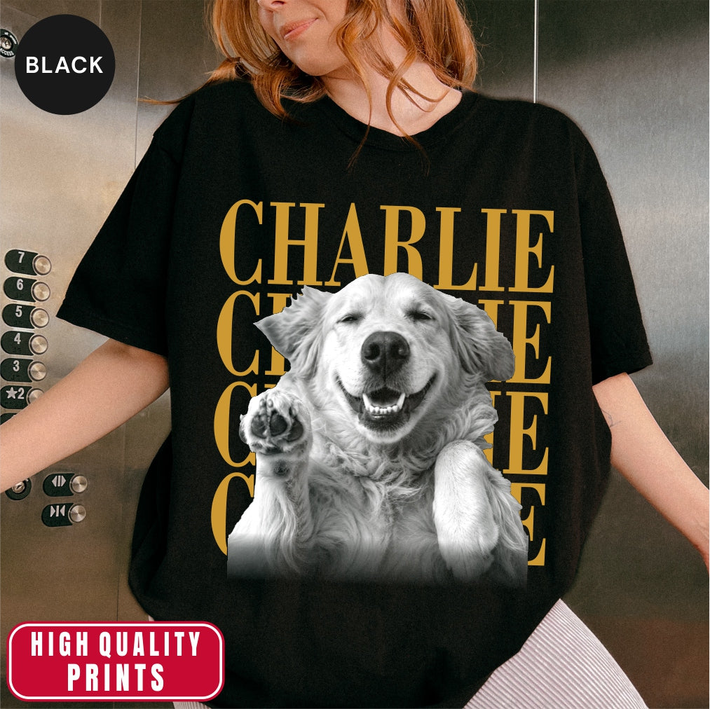 Custom Pet Photo Comfort Colors Shirt