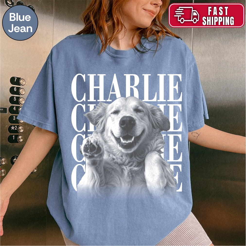 Custom Pet Photo Comfort Colors Shirt