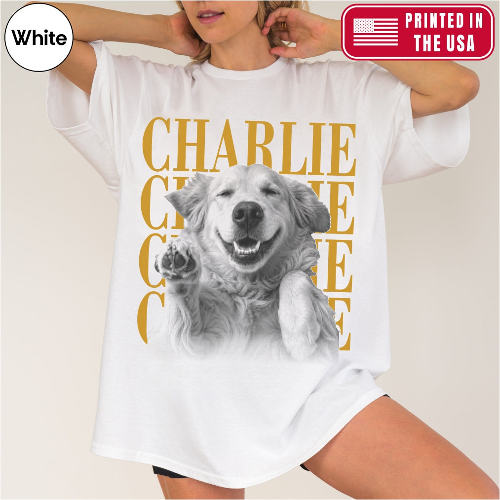 Custom Pet Photo Comfort Colors Shirt