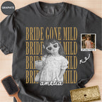 Custom Bride Gone Mild Childhood Photo Shirt
