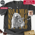 Custom Poodle Dog photo Comfort Colors Shirt
