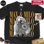 Custom Poodle Dog photo Comfort Colors Shirt