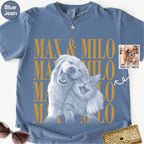 Custom Poodle Dog photo Comfort Colors Shirt
