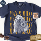 Custom Poodle Dog photo Comfort Colors Shirt