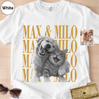 Custom Poodle Dog photo Comfort Colors Shirt