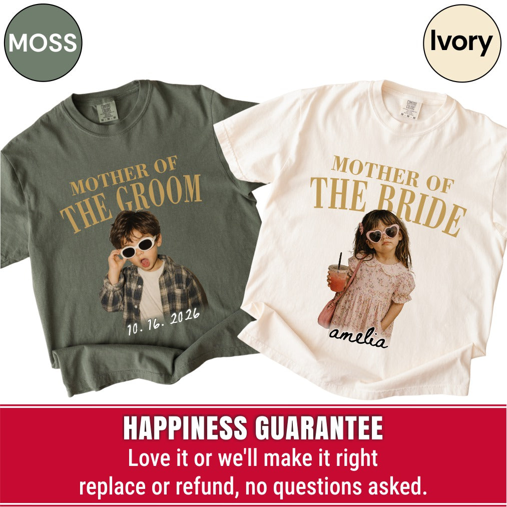 Custom Mother of the Bride Photo Shirt