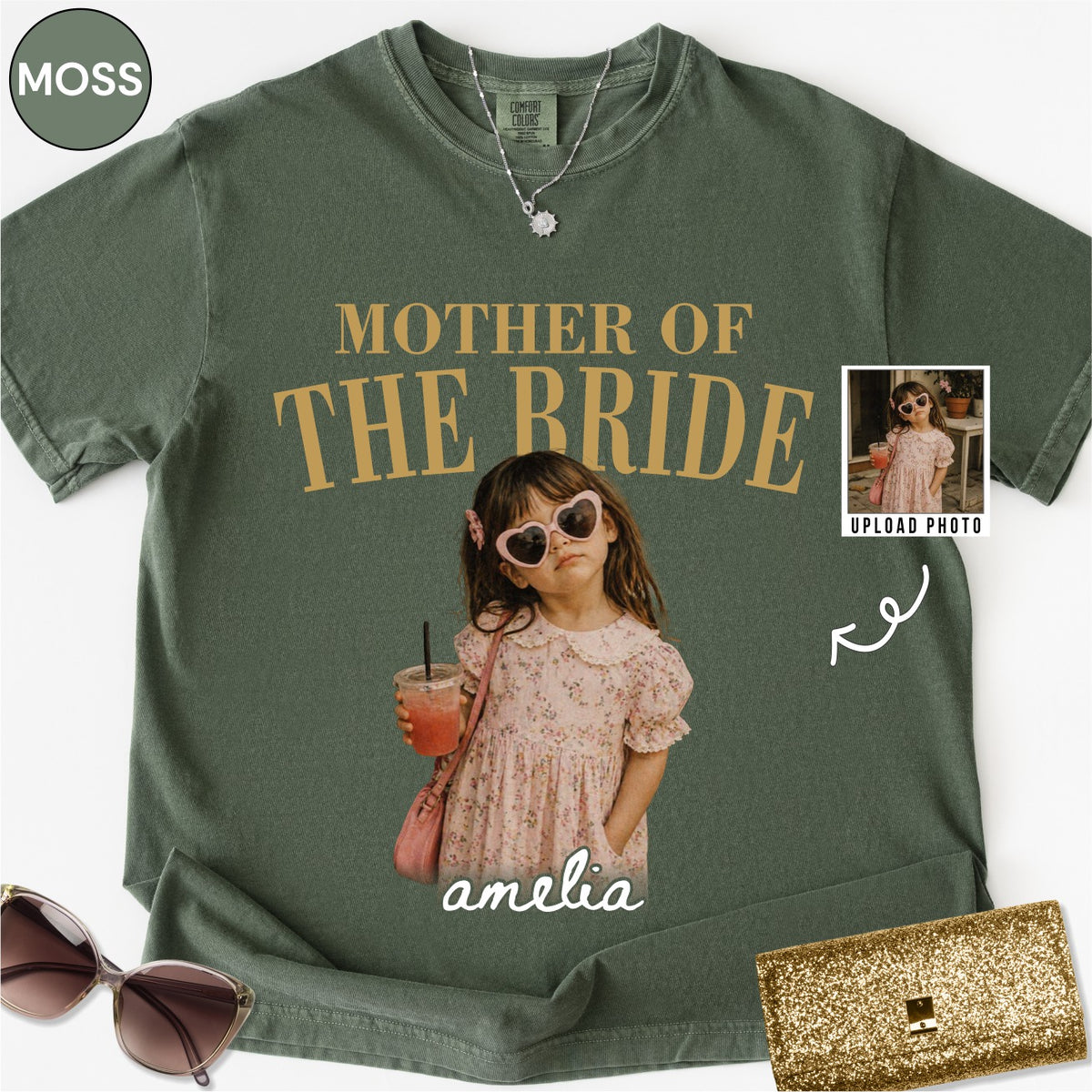 Custom Mother of the Bride Photo Shirt