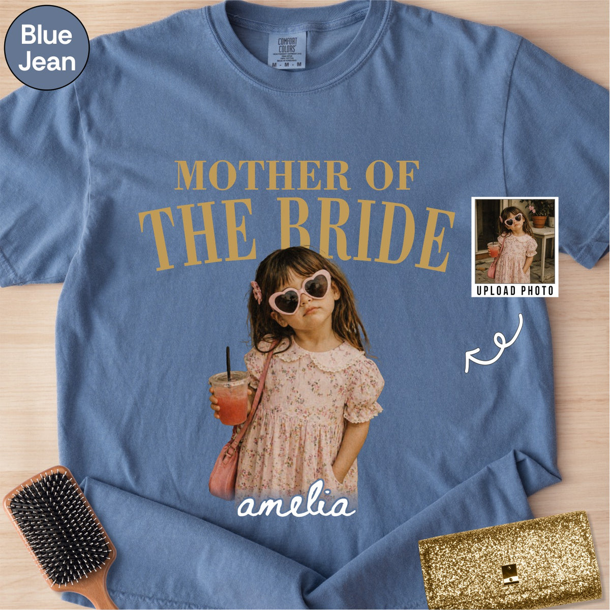 Custom Mother of the Bride Photo Shirt