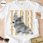 Custom Corgi Dog photo Comfort Colors Shirt