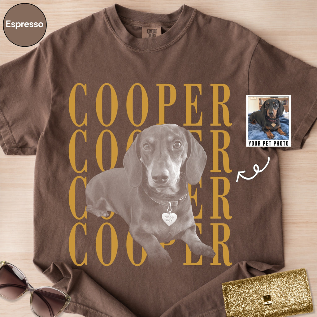 Custom Dachshund Dog photo Shirt