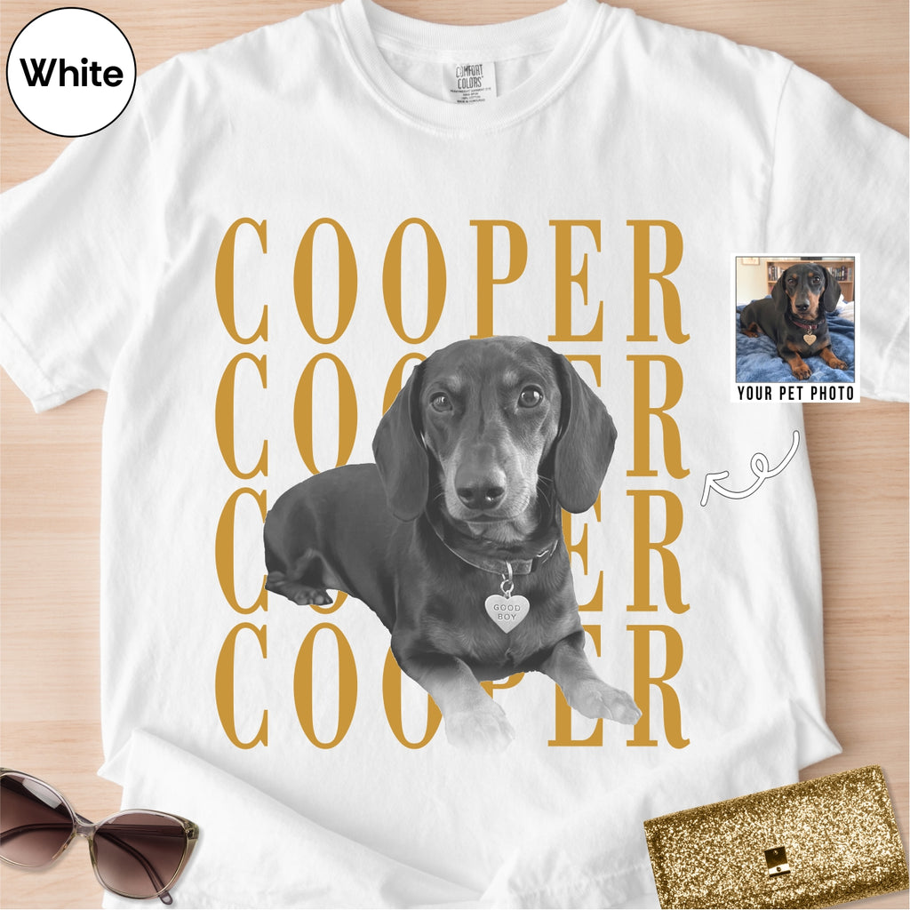 Custom Dachshund Dog photo Shirt