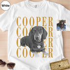 Custom Dachshund Dog photo Shirt