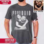 Custom Photo Proud Dad Shirt