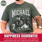Baseball Dad Custom Photo Shirt