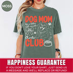 Custom Dog Mom Club Shirt, Retro Preppy Dog Doodle Style