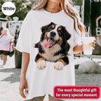 Custom Dog Cat Photo Shirt, Vintage Rock Concert Style Tee